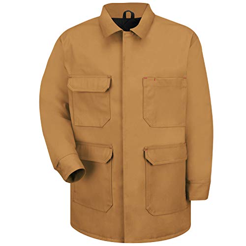 Amazon.com: Red Kap Men's Blended Duck Chore Coat, Brown Duck
