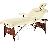 Master Massage 30' Del Ray Salon Portable Massage Table Package with Therma-top, 1count, Cream