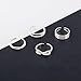 [PANGBOER] 4 Pieces Toe Jewelry Collection Ring Fashion Tootsies Opening Holiday Accessories Minimalist Ring for Outdoor