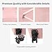 Finnhomy 50L Expandable Rolling Duffel Bag with Wheels Foldable Duffel Bag for Travel Carry on Bag with Wheels Luggage Travel bag Detachable Wheel Duffel Bag for Shopping Travel Outdoor, Pink