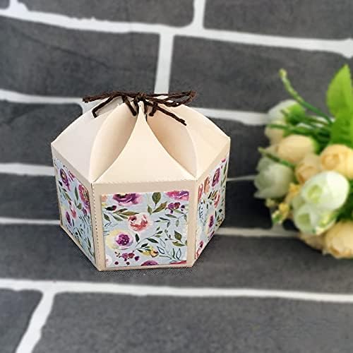 RLJLIVES Caja de regalo Plantillas de troqueles de corte de metal para bricolaje Scrapbooking Sello / álbum de fotos decorativo en relieve DIY