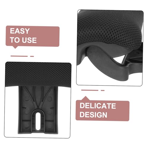 Coussin de nuque ergonomique haut de gamme à cadre noir rotatif
