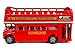 London Double Decker Bus Open Top, Red - Motormax 76008 - 4.75