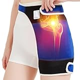 Hip Heating Pad for Hip Pain Relief, Electric Hip Brace for Sciatica Pain Relief, Super Soft Heating Pad for Hip with 10-90min Auto-Off Timer, 86-158℉ Heat Level