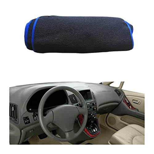 車のダッシュボードカバーダッシュマットカーペット に適合する ハリアー 1997 1998 1999 2000 2001 2002 2003 サンシェードパッド抗太陽 UV JUNOOS(LHD 3)