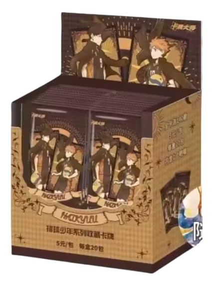 Haikyu!! | Anime Collectable Trading Card | Sealed Box | Japanese Edition | For Collectors 15+ Years | Haikyuu!! Design B