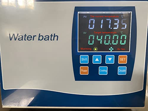 TECHTONGDA Laboratory Chiller Circulator 6L Chiller Low Temperature Cooling Liquid Circulator Pump Chiller Lab Recirculating Chiller Water Bath Recirculating Water Cooling Chiller -20℃-100℃ for Lab