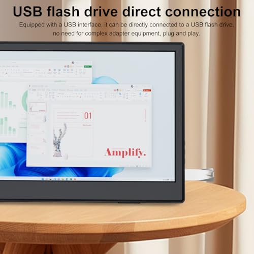 Image of 11.6 Inch Portable Monitor, Small Ultra-Slim FHD Display, Plug & Play USB-C /HDMI External Second Screen for Laptop, Smartphone, Raspberry Pi, PS5, Xbox, PC(11.6 inch)