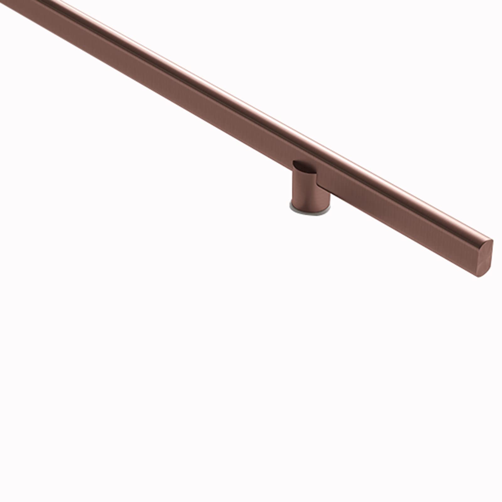 Poignée de porte push-pull en inox pour remplacer une poignée de douche instable