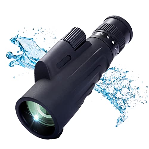 Produktbild von Monokular Teleskop 12-36X60 ED Zoom Monokulare(24MM Okular + 60MM Objektivund) Wasserdicht Mit BAK4 Prisma & FMC Linse With Adapter And Tripod Für Klettern Ballspiele Wildtierbeobachtung