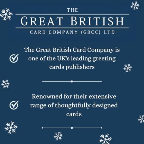 The Great British Card Company Lot de 10 cartes de Noël caritatives Motif vache des Highlands et bonhomme de neige Écologique et recyclable – vue 6