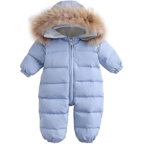 YFPICO Baby Snowsuit with Detachable Hood Cover