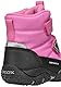 Geox Baby-Mädchen B Baltic Girl B ABX Snow Boot, Fuchsia/Black, 22 EU