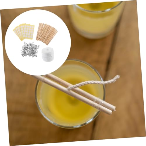Soportes para pabilos de vela en madera y metal para DIY miniatura 4
