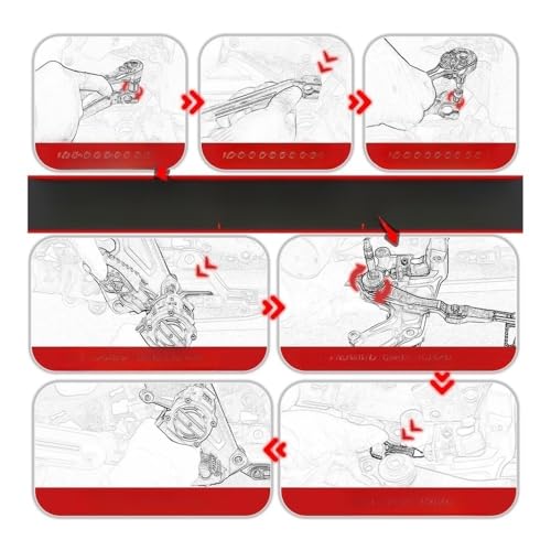 Pedal freno y palanca plegable GSX-8S 2023 2024 2025 7