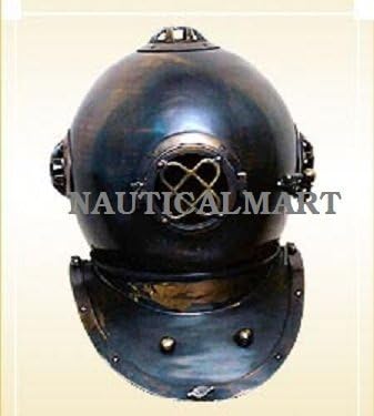 18" Divers Helmet with Antique Finish by NAUTICALMART