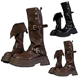 Matériau et design facile fabriquées à partir de cuir souple, ces bottes hautes pour fille disposent d'une fermeture éclair latérale lisse pour un port sans effort. Ce design offre le look classique des bottes d'équitation avec un confort moderne, disponible dans des nuances polyvalentes comme des bottes blanches et des bottes noires classiques.