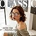 CGID Oversized Clear Lens Fake Glasses Women Men,100% UV400 Protection,Thick Big Square Frame Fashion Eyeglasses