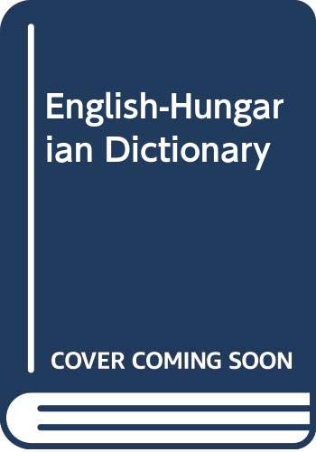 English-Hungarian Dictionary 9630535742 Book Cover