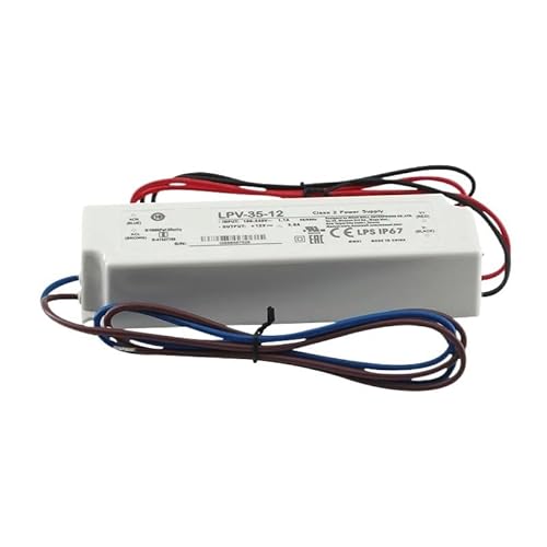 MGIMGFKZD LPV-35-12 LPV-35-24 Constant Voltage IP67 Waterproof Switching Power Supply LED Driver Lighting Transformer SMPS(24v-35w)