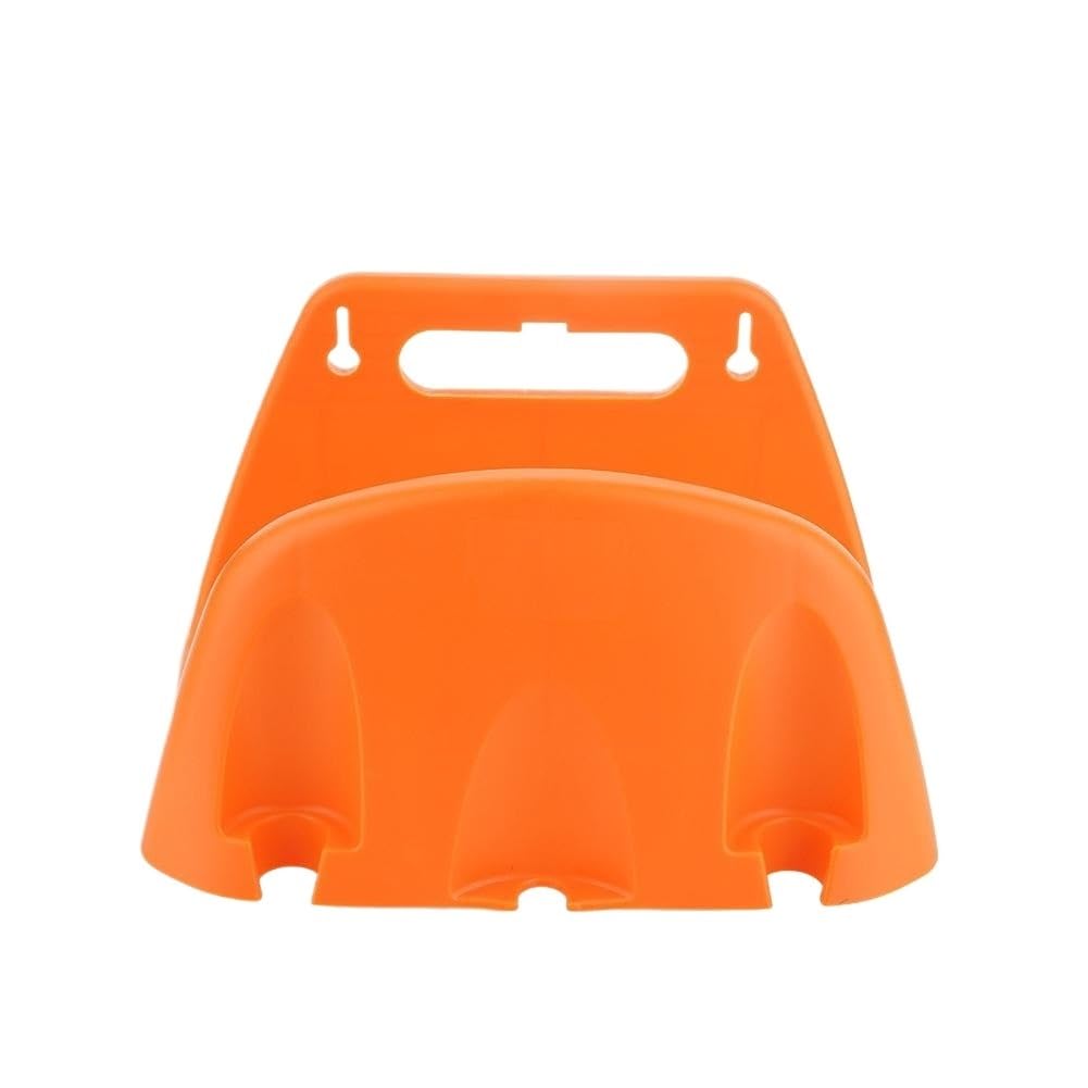 Fbanulpex Orange Expanding Garden Hose Holder, Wall Mount Garden Hose Bracket Pipe Holder Rack Irrigation Multicolor(Orange)