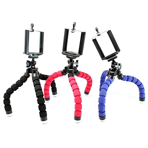 Stargoods Flexible Iphone Tripod + Mount adapter - Mini Octopus (Set of 3)