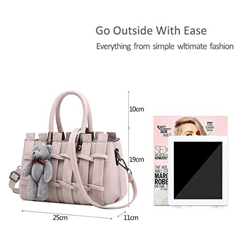 Sac à épaule blanc crème style besace mode urbaine - 5