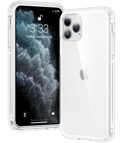 Voyahülle Clear Case for iPhone 11 Pro Ultra Thin Shockproof TPU Cover Anti-Yellowing Crystal Clear Phone Case for Apple iPhone 11 Pro - Clear