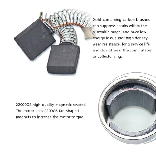 220V Permanent Magnet DC Motor - High Torque, Silent, Adjustable Speed 1800RPM, Vertical Brushed Motor for Enhanced Performance in Small Applications