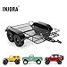 INJORA Metal Hitch Mount Trailer for Axial SCX24 Upgrade 1/24 RC Crawler