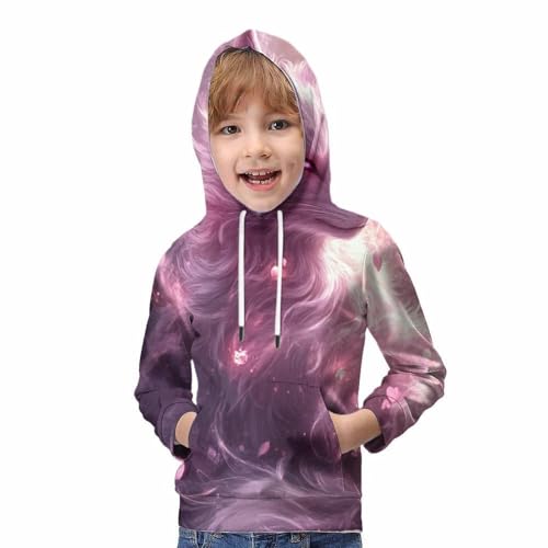 Sweat à capuche enfant imprimé 3D idéal pour le collège - 5