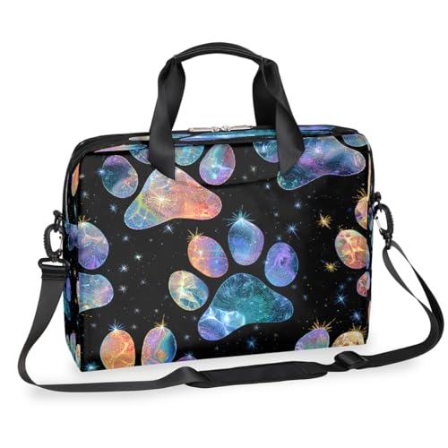 Maletín Colorido Galaxy Paw 16in para Laptop impermeable miniatura 1