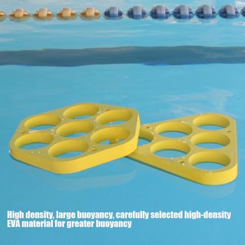 Juego de lanzar aros para piscina y jardín con flotadores de espuma para toda la familia 6