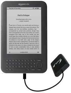 Amazon Com Gomadic Portable Emergency Battery Charge Extender For The Amazon Kindle Latest Generation Wi Fi Free 3g 6in 9 7in Uses Tipexchange Technology Handheld And Pda Power Cables Office Products