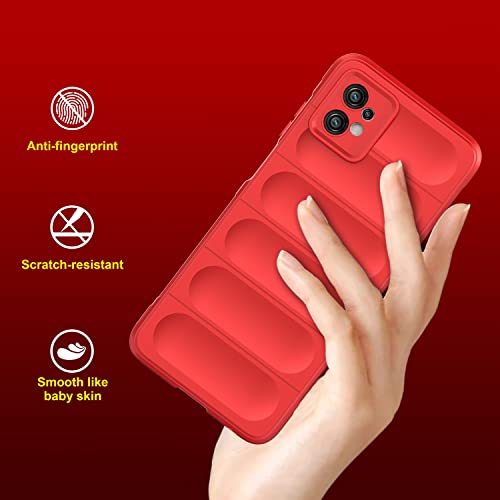 Image of Amazon Brand - Solimo Cover for Mobile Phone (Silicone Red)