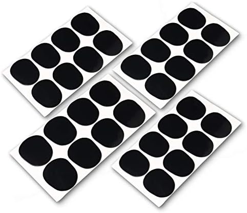 Color Scissor 40 Pieces Sax Mouthpiece Cushions, 0.8 mm Tenor/Alto Clarinet & Saxophone Mouthpiece Patches Pads