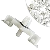 NINGFIST 10Pcs Door Trim Strip Bar Threshold Pressure Plate Fixed Clip for VW Touareg Porsche Cayenne Plastic Fasteners