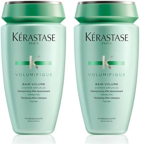 Kérastase Résistance Volumifique, Champú Corporizante, Para Pelo Normal o Fino, Bain Volumifique, 250 ml (Paquete de 2)