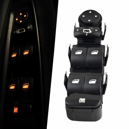 Commande leve vitre electrique interrupteur de miroir Citroen C4 6554.HA - 2