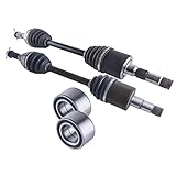 East Lake Axle rear cv axles & wheel bearing set compatible with Polaris Ranger 500/700 XP/700 LE 2005 2006 07