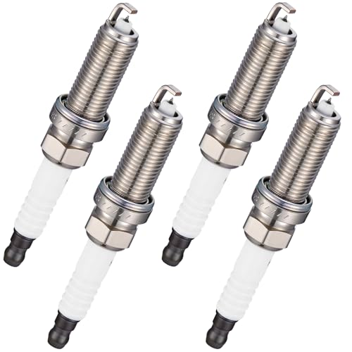 Image of BDFHYK 91215 Double Iridium Spark Plugs Compatible with Nissan 2011-2017 Juke, 2016 Murano, 2014-2015 Pathfinder.Compatible with INFINITI 2014-2017 QX60 Replacement for XP5683 DILKAR7C9H Set of 4