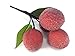 perfect2desire Lychee Artificial Fruit Lifelike Simulation Leaves Faux Fake Fruit Home Kitchen Cabinet Decoration Realistic Clay Assortment