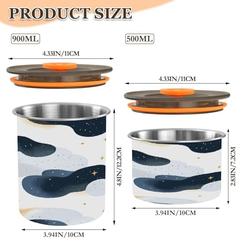 Envase de café ATTX acero inoxidable 500 ml miniatura 2