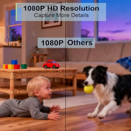 senri Indoor Security WiFi Camera 1080P HD, CCTV Camera for Home/Baby/Pet, Baby Monitor with Night Vision, 2-Way Audio, Motion Detection, APP Control Compatible iOS & Android - Image 4