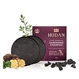 HUDAN Korea Polygonum Darkening Shampoo Bar, Hair Darkening Shampoo Bar,Organic Grey Reverse Shampoo...