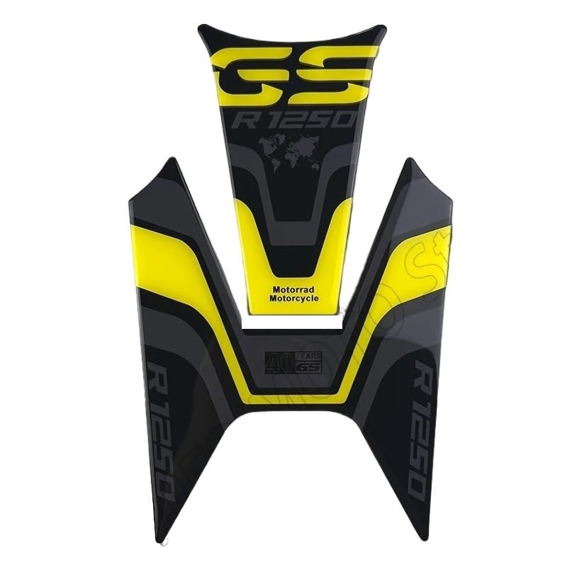 Réservoir carburant pad autocollant de moto GS 1250 R1250GS protection gazole 40 ans