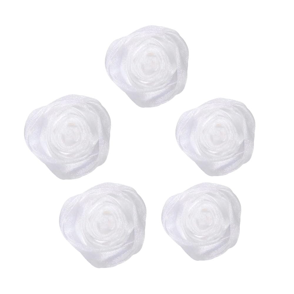 Roses en organza pour décoration de mariage et centres de table