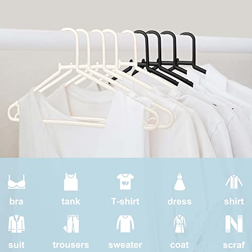 Byomostor Plastic Hangers 50 Pack, Light Weight Durable Clothes Hangers with Hooks Standard Size G-Shape&Non-Slip Coat Hangers for Everyday Use (Purple) by Byomostor - Image 2