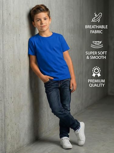 Image of XENOVAURBAN Kids Tshirt 2 Combo for Boys /Girls | Cotton Fabric | Graphic Printed Round Neck T-Shirt for Kids - KRN2-PRINTED-PAR