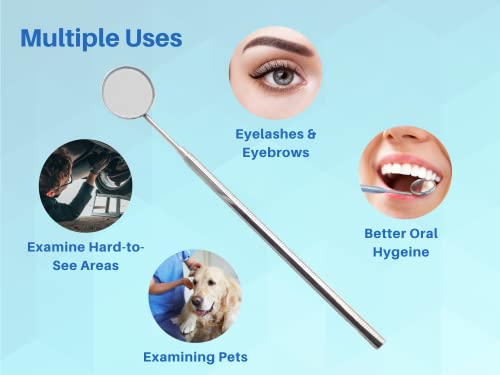 Dental Mouth Mirror Pack Of 10 With Stainless Steel Handle By Artman Instruments #TOP6